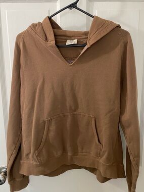 Comfort Colors Crewneck Hoodie in Brown
